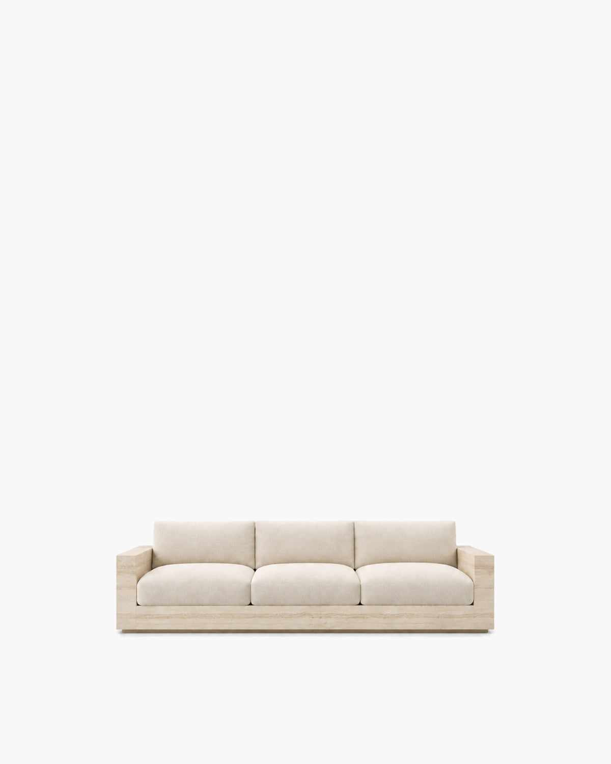 Alta Sectional in Filled & Honed — studio view