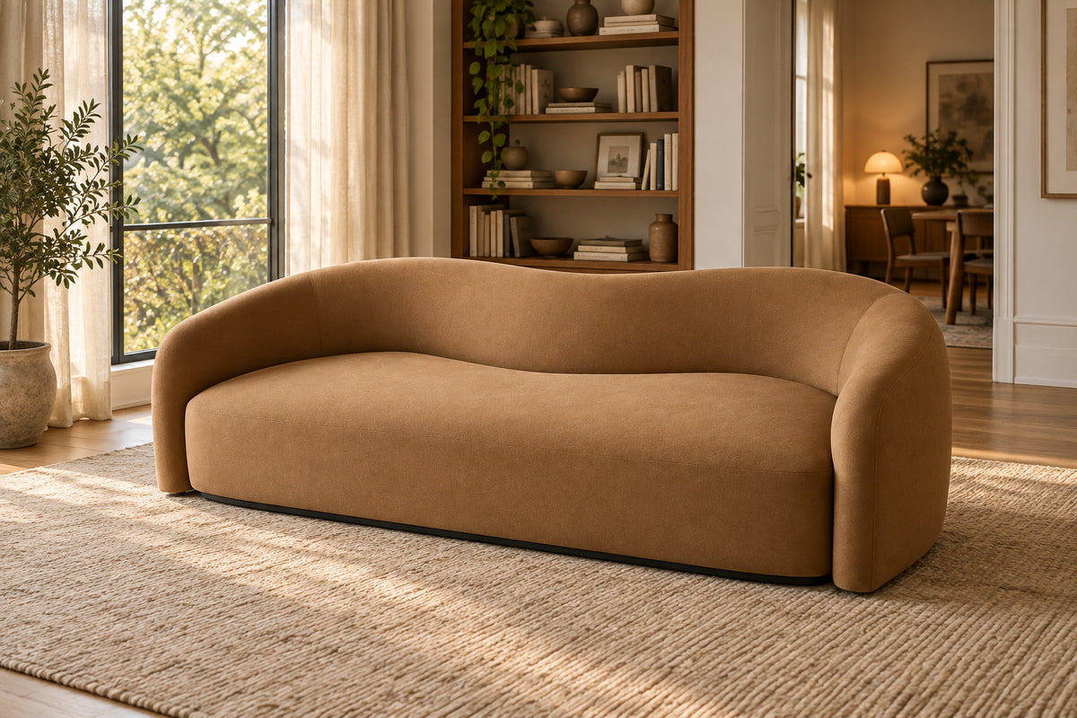Ondé Sofa, front-right three-quarter lifestyle view