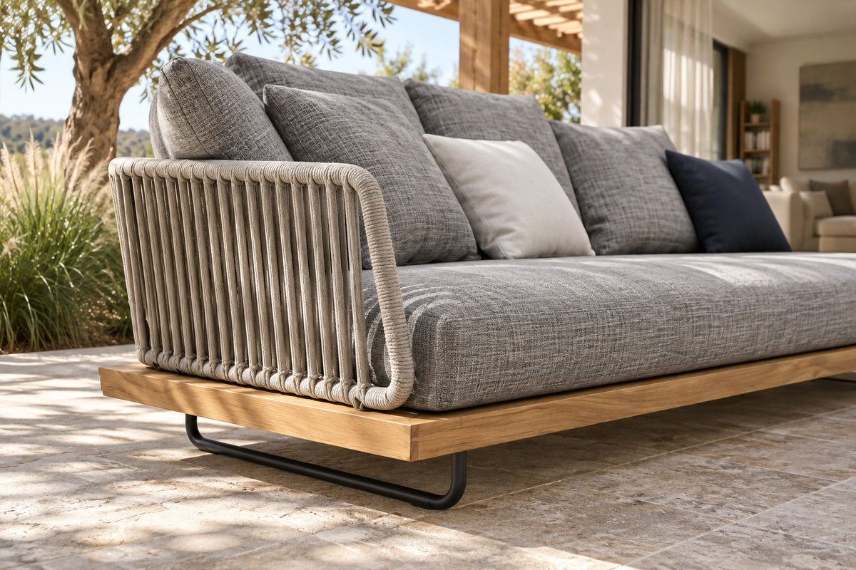 Portofino Sofa, 208 cm, low near-side-profile lifestyle view