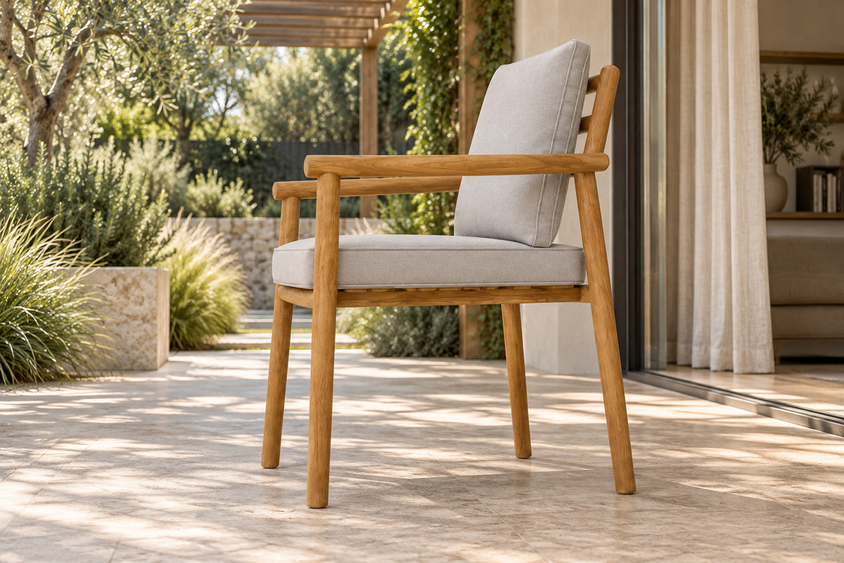 Sintra Dining Chair, low near-side-profile lifestyle view