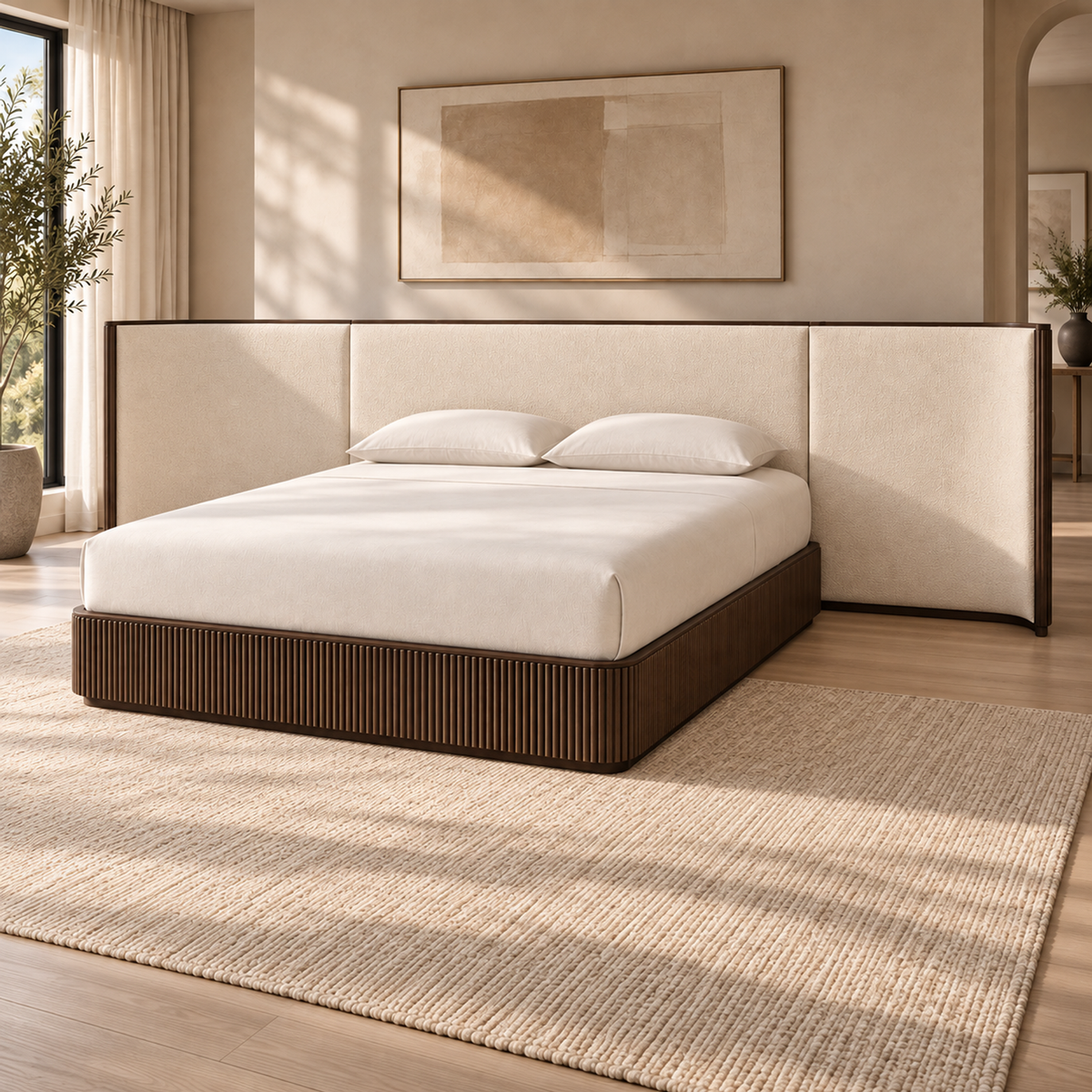 Right diagonal bedroom view