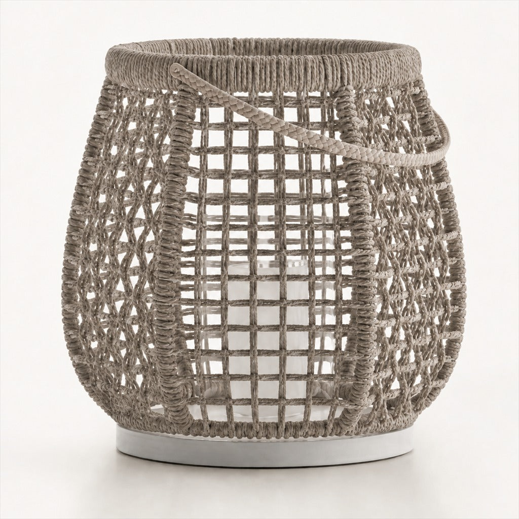 Santorini Braided Rope Lamp
