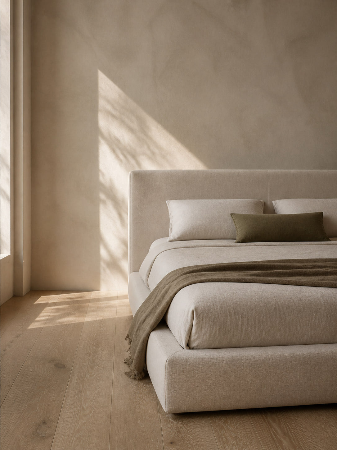 Bedroom furniture in a naturally lit setting
