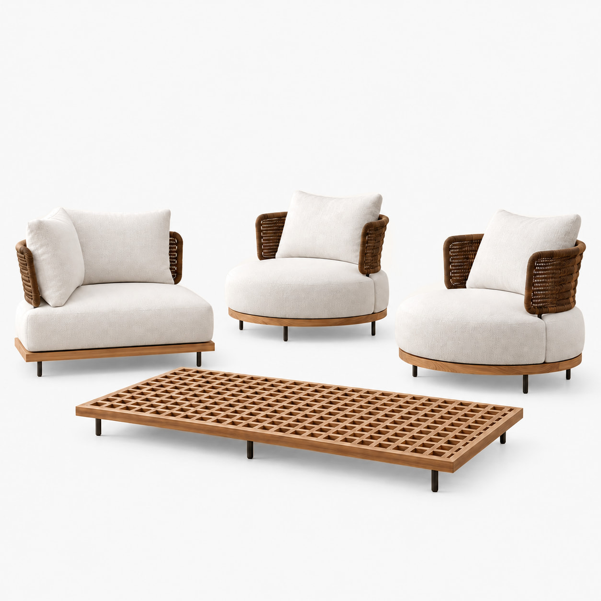 Professional studio view: Ravello Outdoor Sofa Set