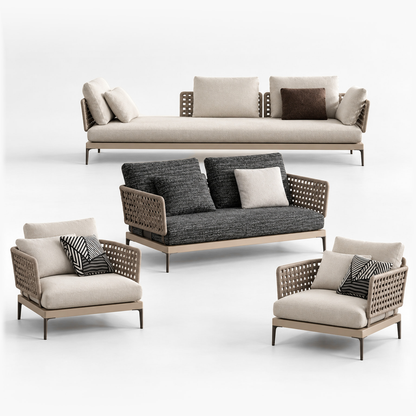 Professional studio view: Salina Outdoor Sofa Set