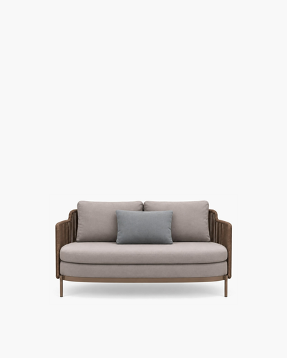 Amalfi Two-Seat Sofa, supplier-matched studio view