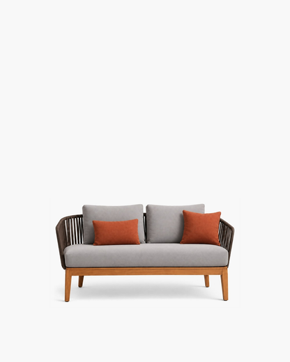 Puglia Two-Seat Sofa, supplier-matched studio view