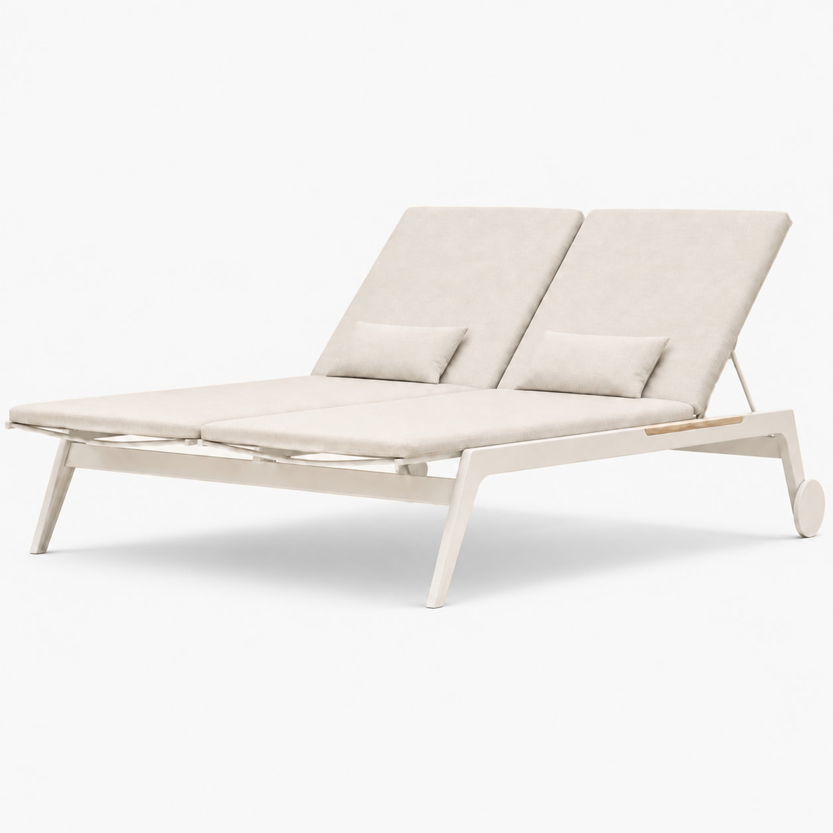 Faro Double Sun Lounger, supplier-matched studio view