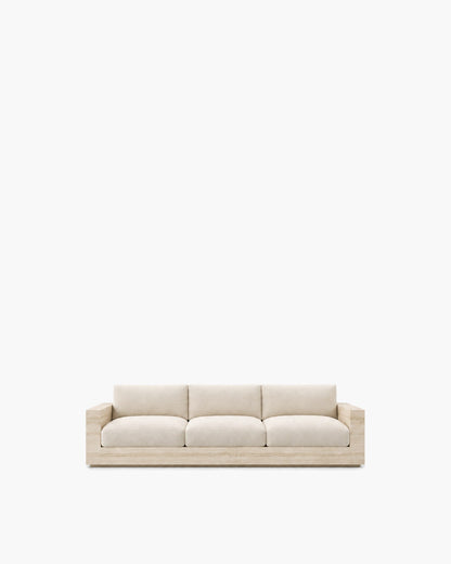 Alta Sectional in Filled & Honed — studio view