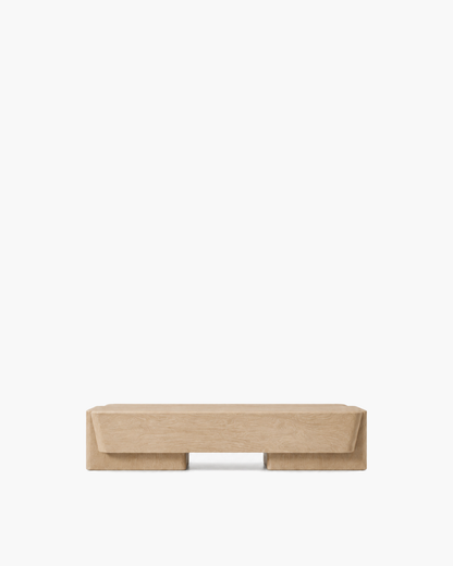 Brioni Coffee Table in Pale Natural — studio view