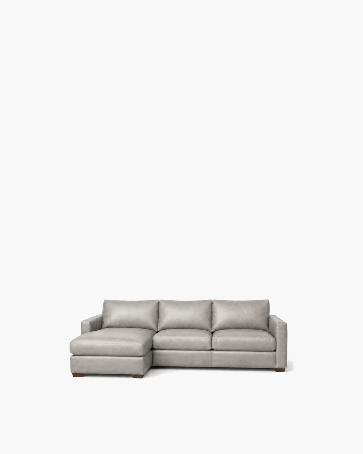 Laurel Sectional in Fog — studio view