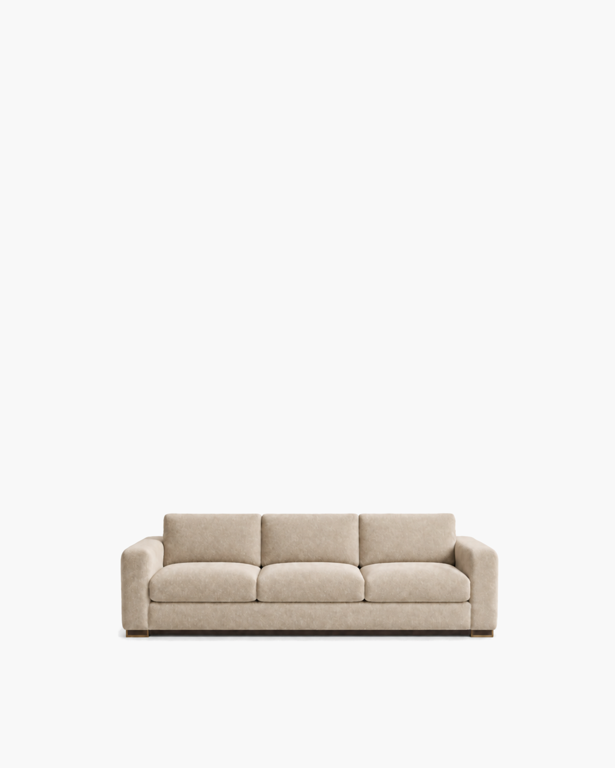Presidio Sofa in Sand — studio view