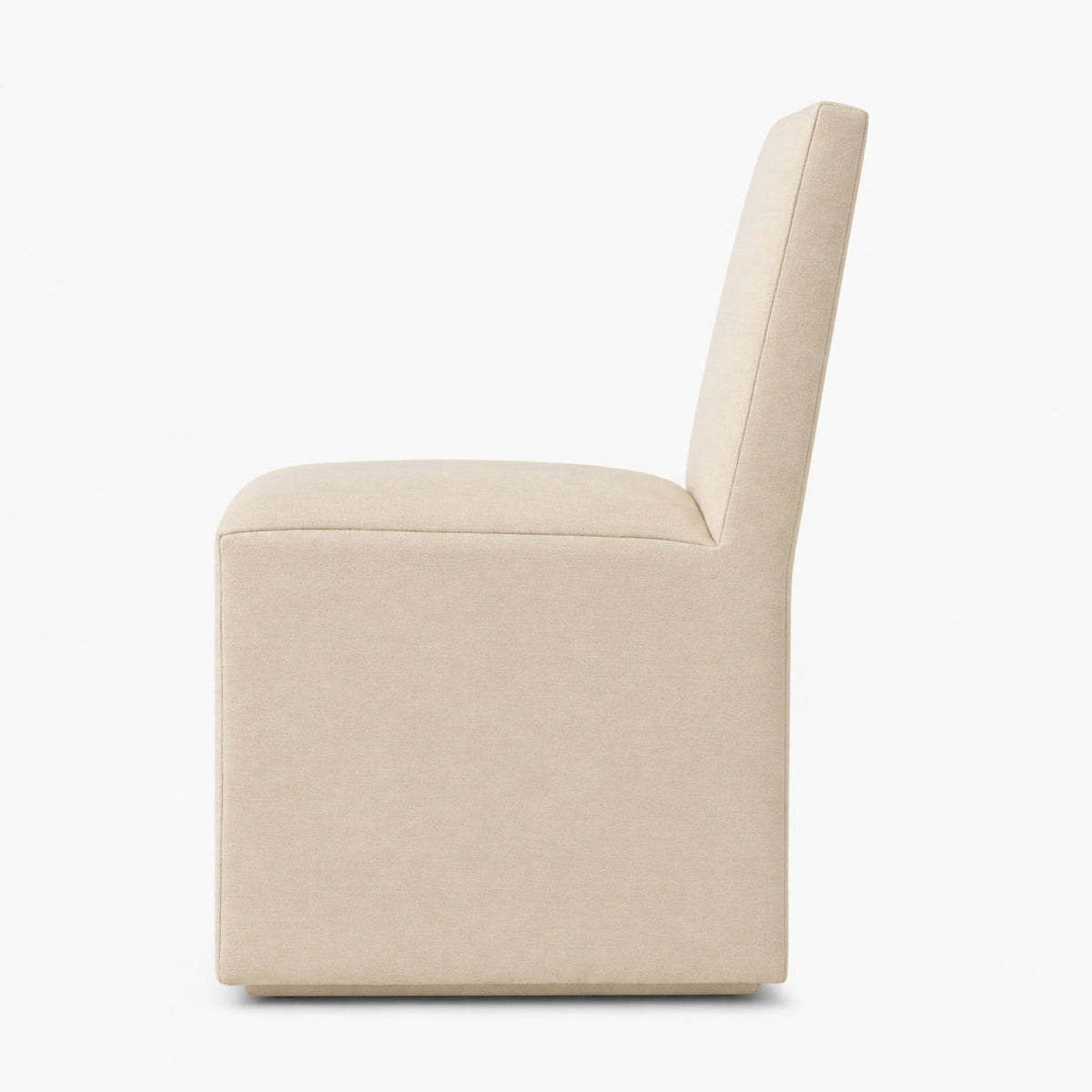 Ellison Fabric Dining Side Chair — side profile, studio
