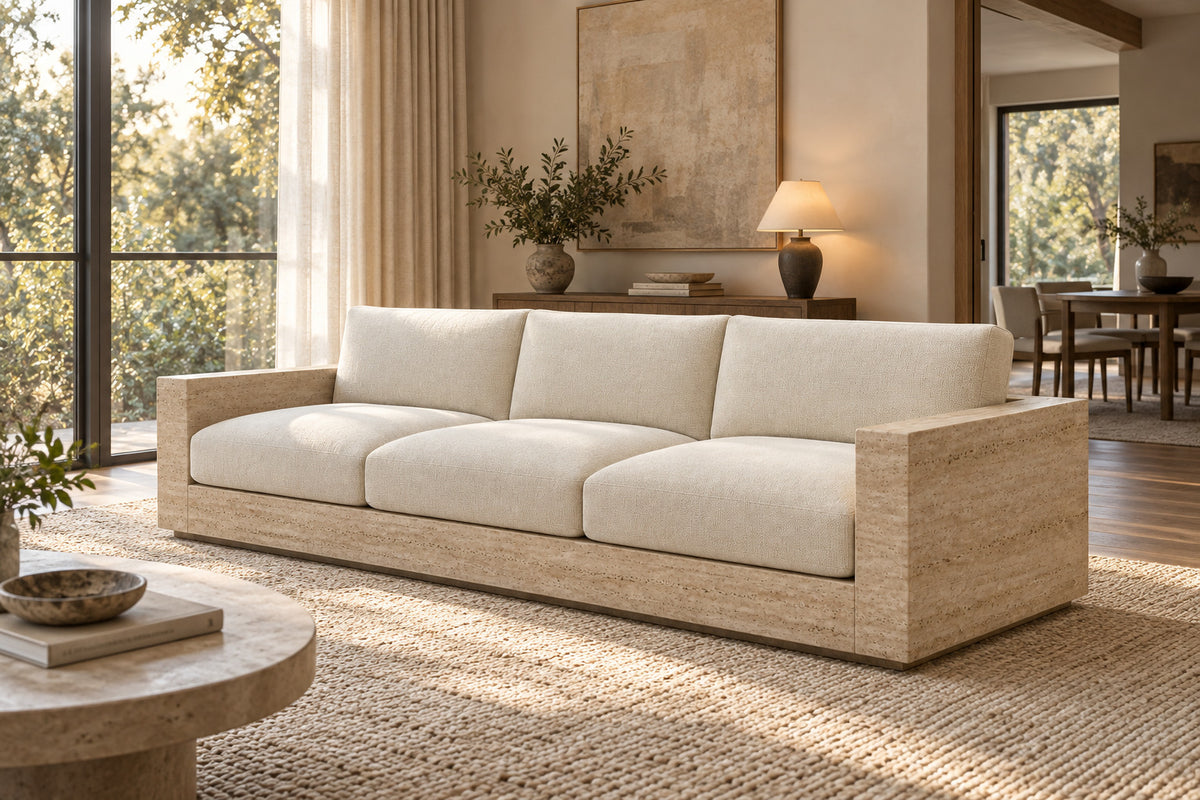 Alta Sectional, front-right three-quarter lifestyle view