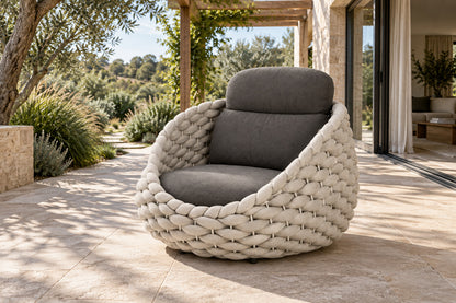Cala Lounge Chair, front-right three-quarter lifestyle view