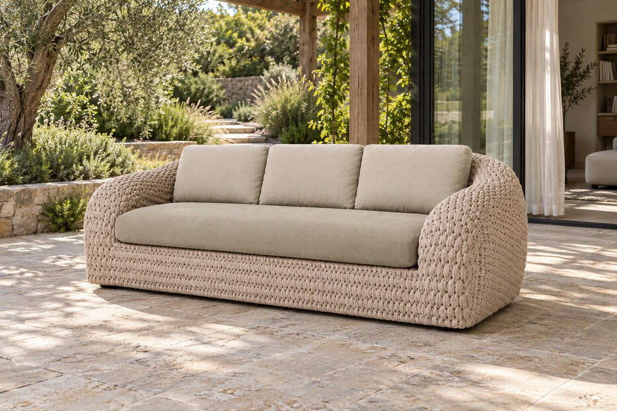 Marisol Sofa, 180 cm, front-right three-quarter lifestyle view