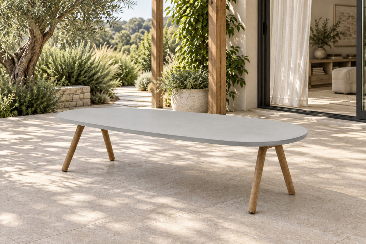 Menorca Coffee Table, front-right three-quarter lifestyle view