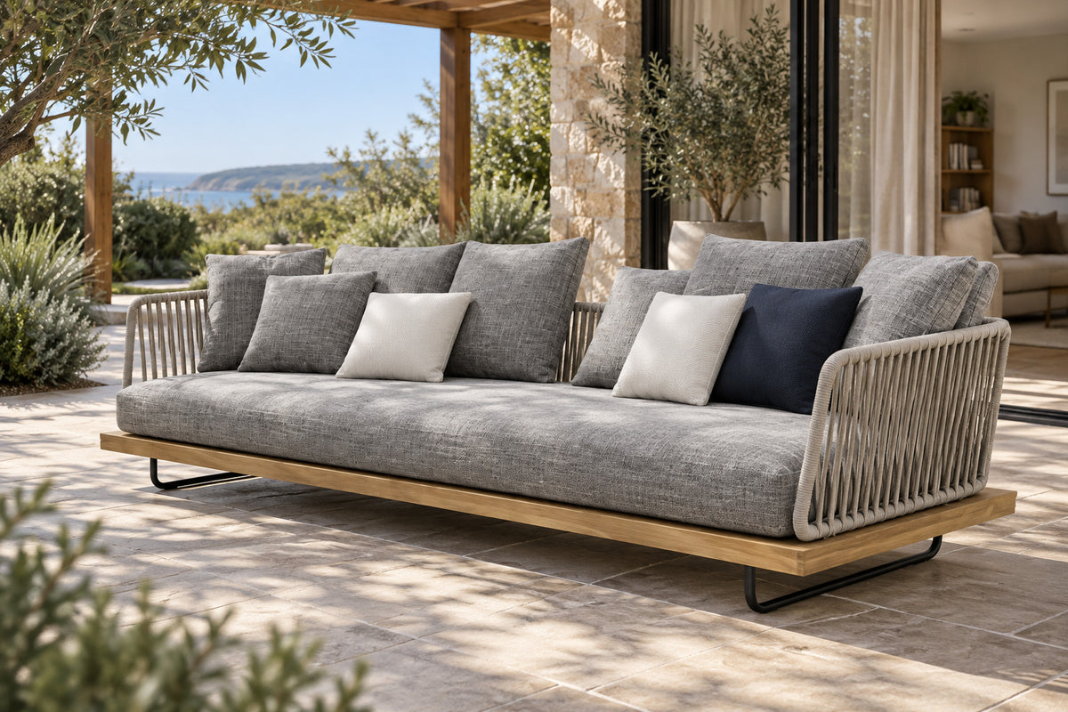 Portofino Sofa, 208 cm, front-right three-quarter lifestyle view