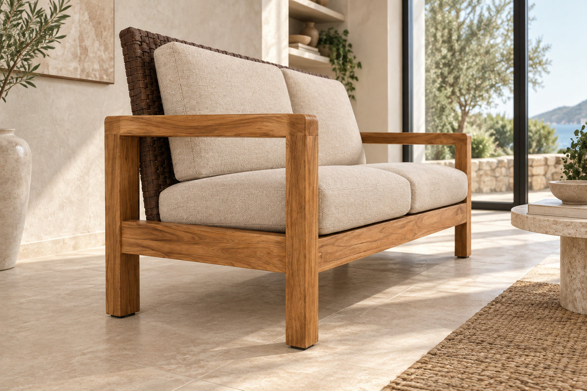 Ravello Return Module, 95 cm, low near-side-profile lifestyle view