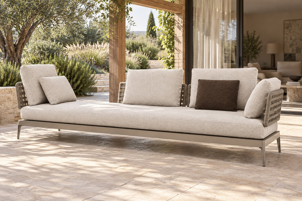 Salina Sofa, High Back, front-right three-quarter lifestyle view