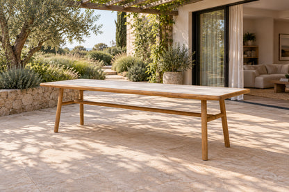 Sintra Dining Table, front-right three-quarter lifestyle view