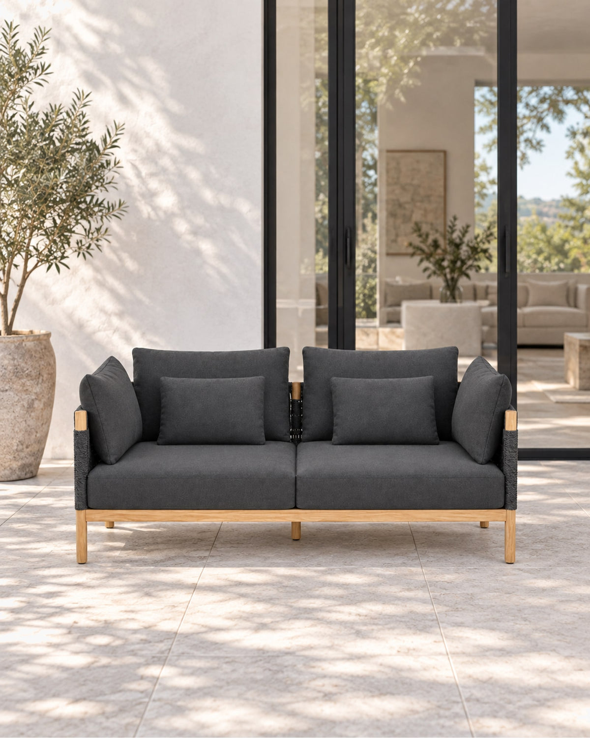 Ithaca Sofa, 152 cm in a styled setting