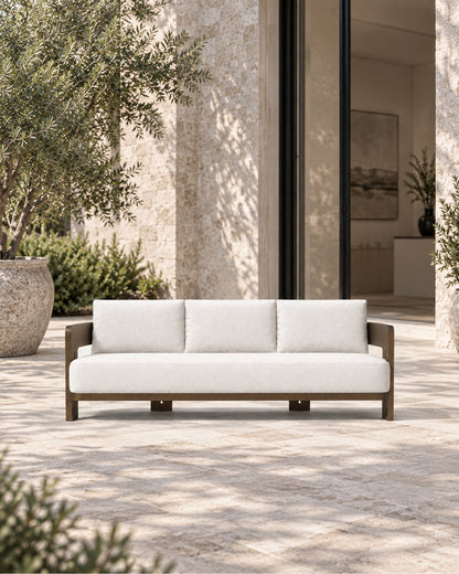 Serein Sofa in Aluminium in a styled setting