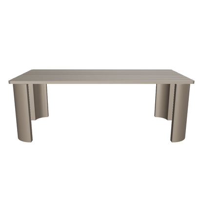 Palo Alto 3D | sku=OAC003-DTB-214 | asset=oac003-dtb-214-67aaf26e | variant=49260993741051 | Serein Dining Table in Aluminium, 214 cm