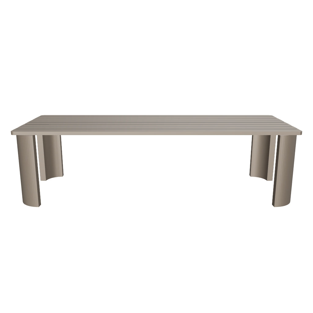 Palo Alto 3D | sku=OAC003-DTB-274 | asset=oac003-dtb-274-329bee64 | variant=49260993806587 | Serein Dining Table in Aluminium, 274 cm