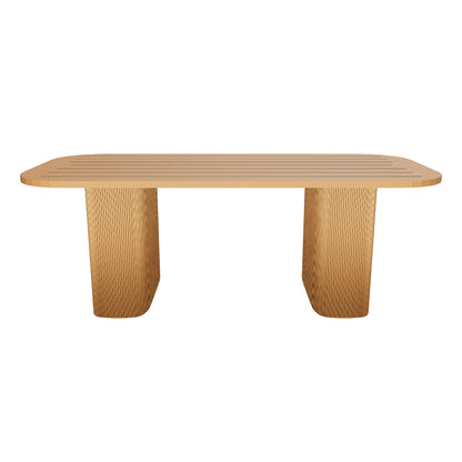 Palo Alto 3D | sku=OTC001-DTB-214 | asset=otc001-dtb-214-bf89a677 | variant=49260988727547 | Ethereal Dining Table in Teak, 214 cm