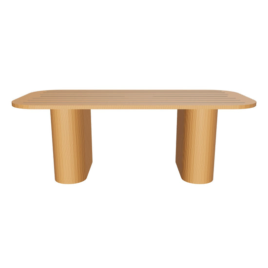 Palo Alto 3D | sku=OTC004-DTB-214 | asset=otc004-dtb-214-69e9e196 | variant=49260990038267 | Ripple Dining Table in Teak, 214 cm