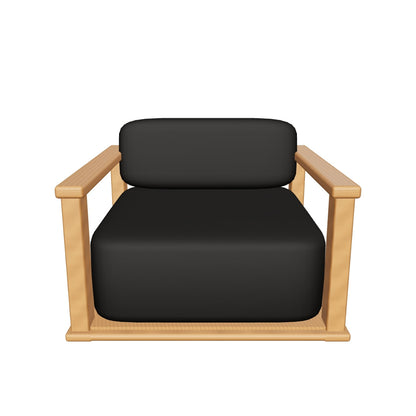 Palo Alto 3D | sku=OTS002-CHR | asset=ots002-chr-1266fde9 | variant=49260990398715 | Grace Lounge Chair in Teak