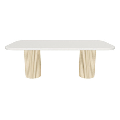 Palo Alto 3D | sku=YC-C-CZ-02-DTB-PALESTONE | asset=yc-c-cz-02-dtb-palestone-0dd9714b | variant=49265055695099 | Mulholland Rectangular Dining Table, Pale Stone