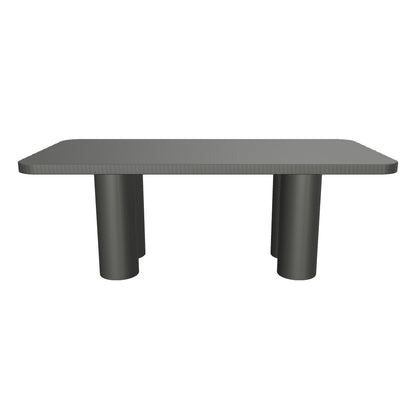 Palo Alto 3D | sku=YC-C-CZ-07-DTB-CHARCOAL | asset=yc-c-cz-07-dtb-charcoal-f6fd71a3 | variant=49265056022779 | Oslo Cylinder Rectangular Dining Table, Charcoal