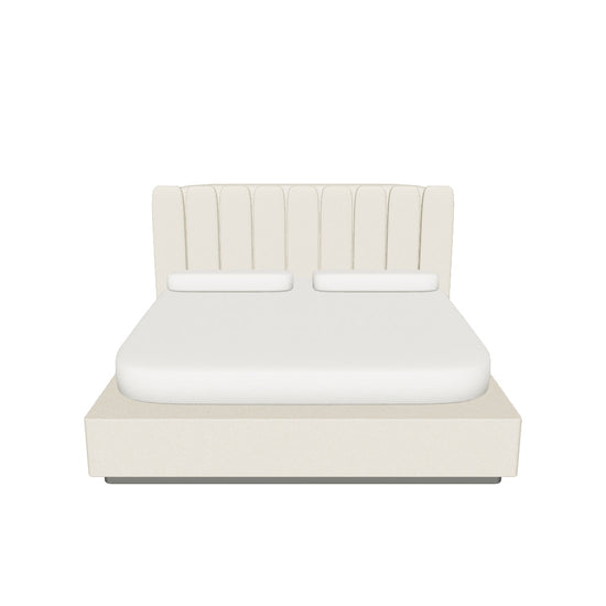Palo Alto 3D | sku=YC-W-C-07-BED | asset=yc-w-c-07-bed-b3aec7fe | variant=49261303660795 | Modena Fabric Vertical Channel Panel Platform Bed