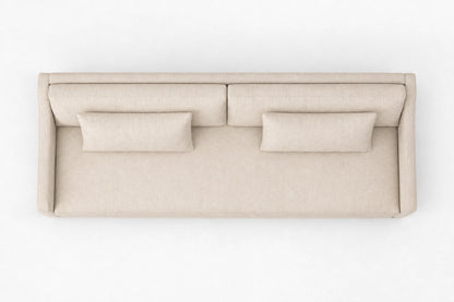 Belgian Classic Slope Arm Sofa, overhead top view
