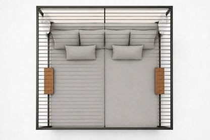 Belvedere Canopy Daybed, overhead top view