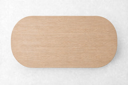 Byron Dining Table, overhead top view