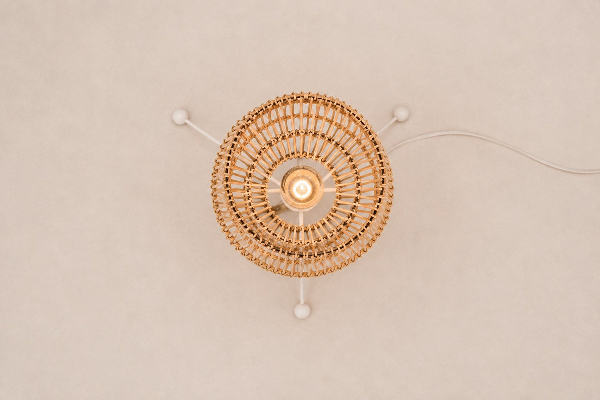 Cannella Floor Lamp, Column, overhead top view