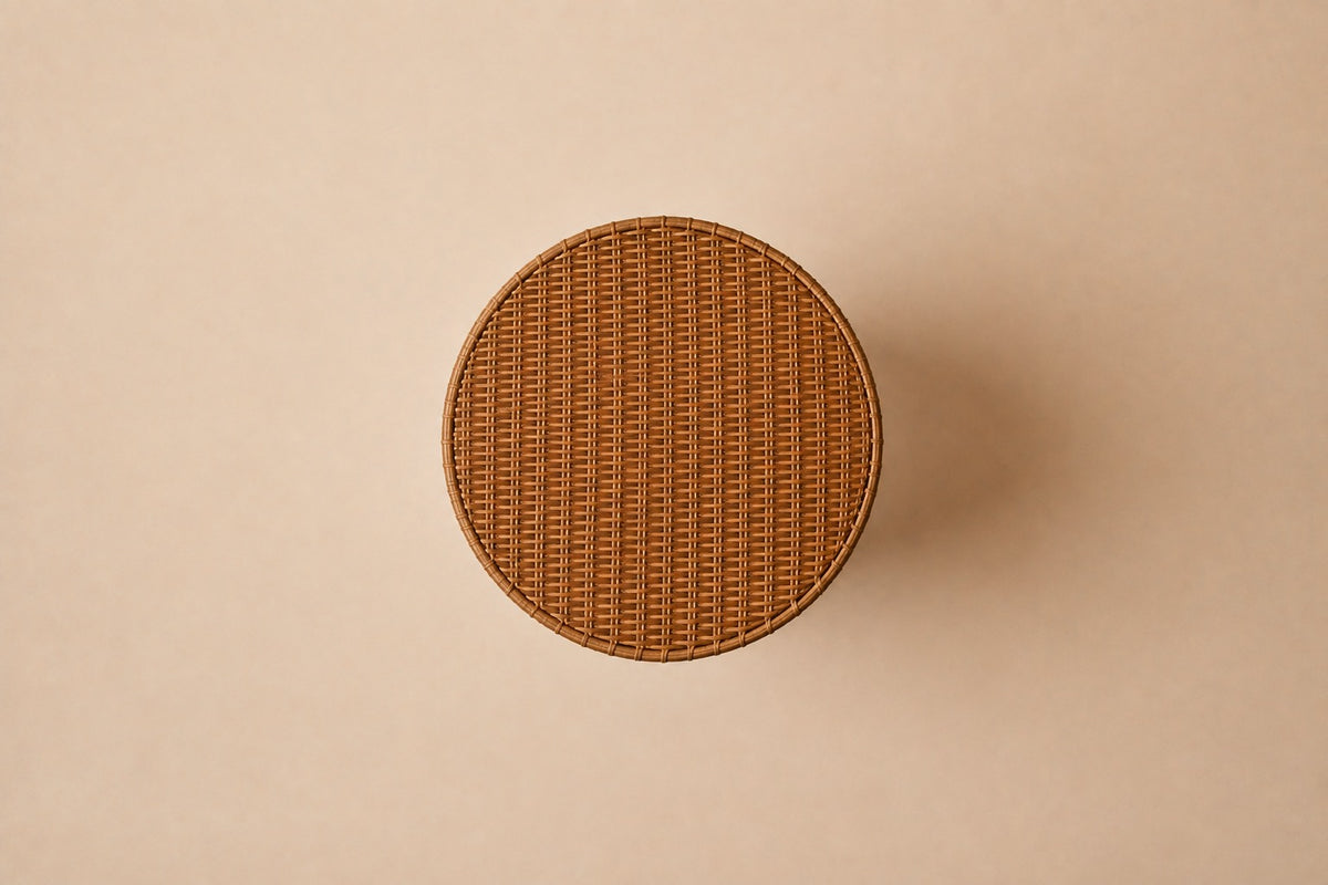 Cannella Floor Lamp, Low Column, overhead top view