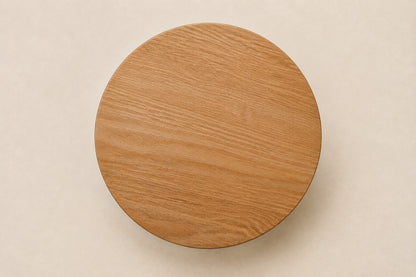 Ciro Round Side Table, overhead top view