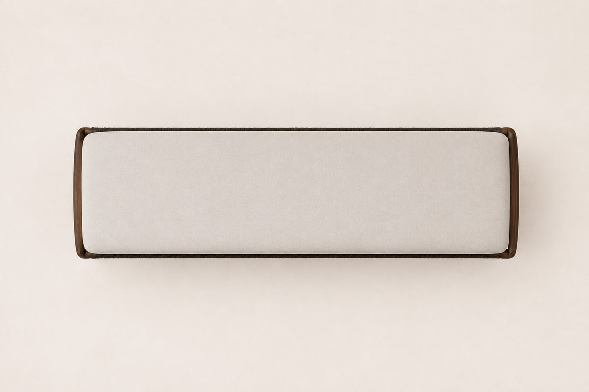 Estoril Settee, overhead top view