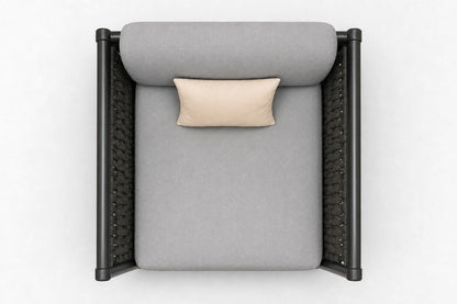Formentera Lounge Chair, overhead top view