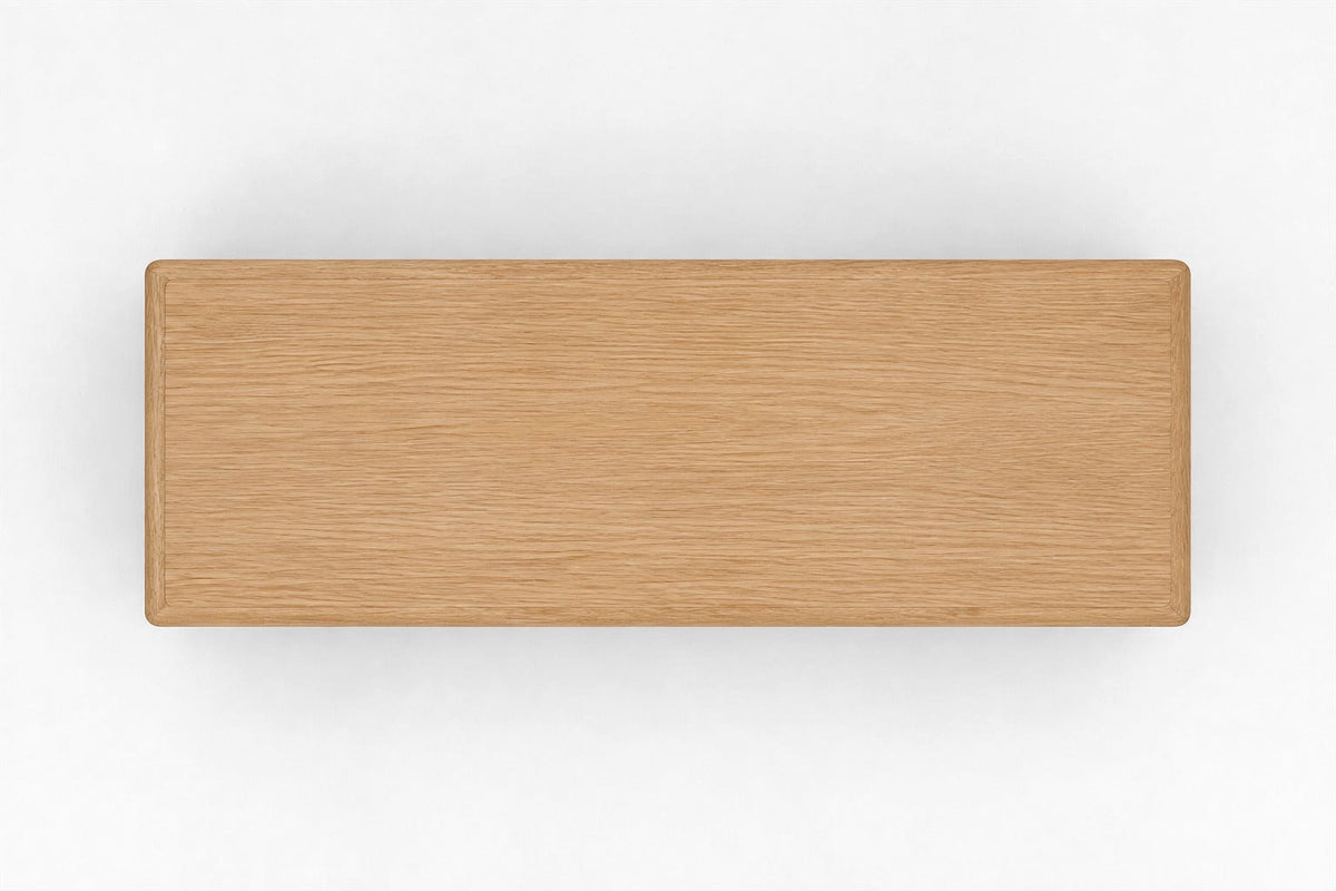 Gael Oak 4-Door Sideboard, overhead top view