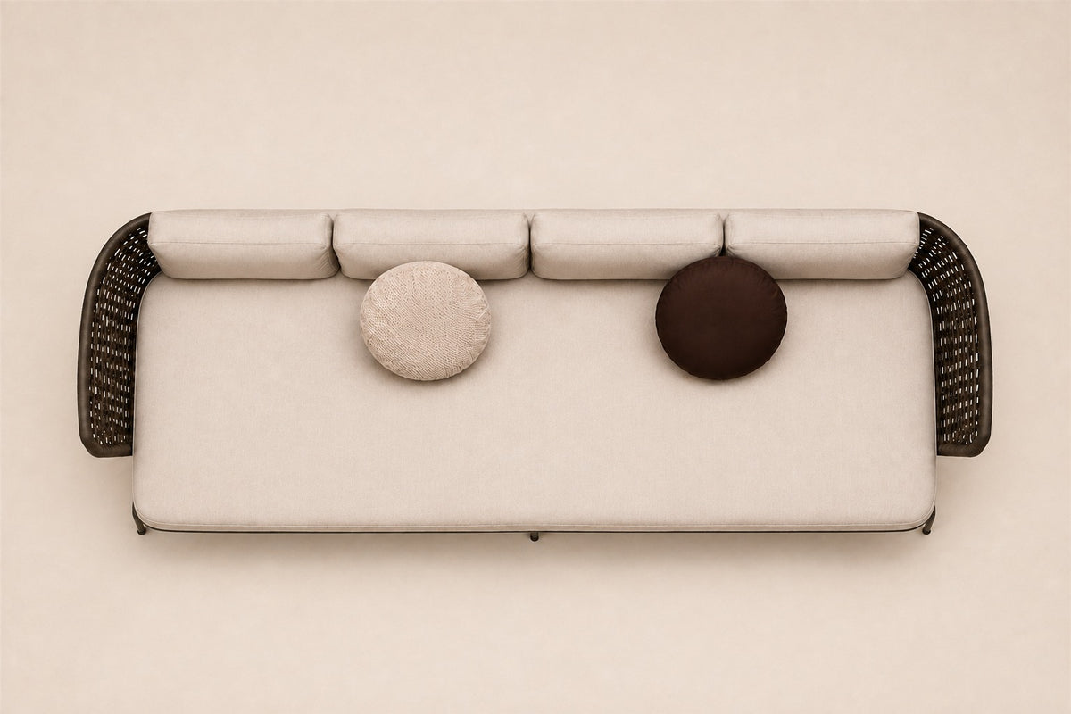 Ischia Sofa, overhead top view