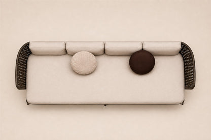 Ischia Sofa, overhead top view