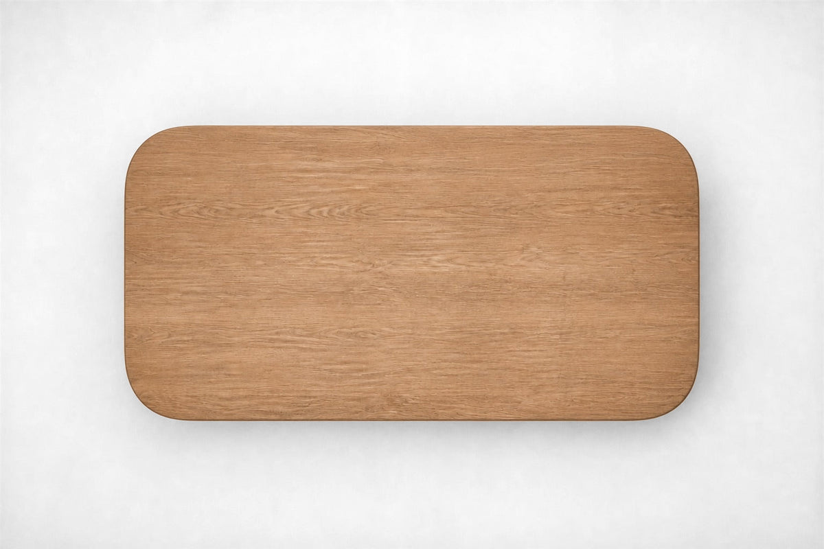 Kyoto Rectangular Dining Table, overhead top view
