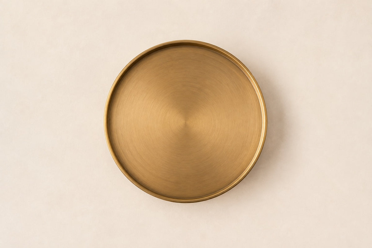 Lambeth Side Table, overhead top view
