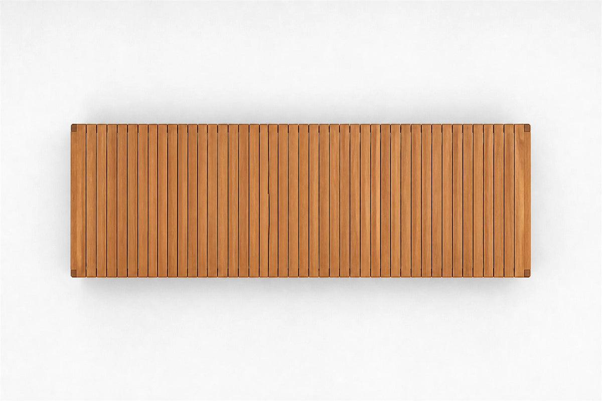 Lecce Dining Table, 280 cm, overhead top view