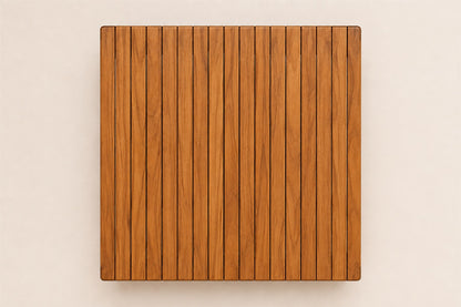 Lecce Dining Table, Square, overhead top view